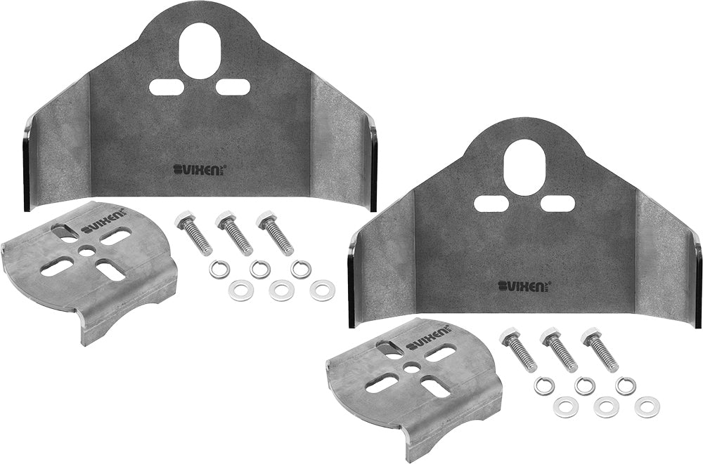 VIXEN AIR VXB4275/BB UNIVERSAL WELD ON REAR AXLE LOWER AND UPPER AIR BAG MOUNTING BRACKETS KIT image 0