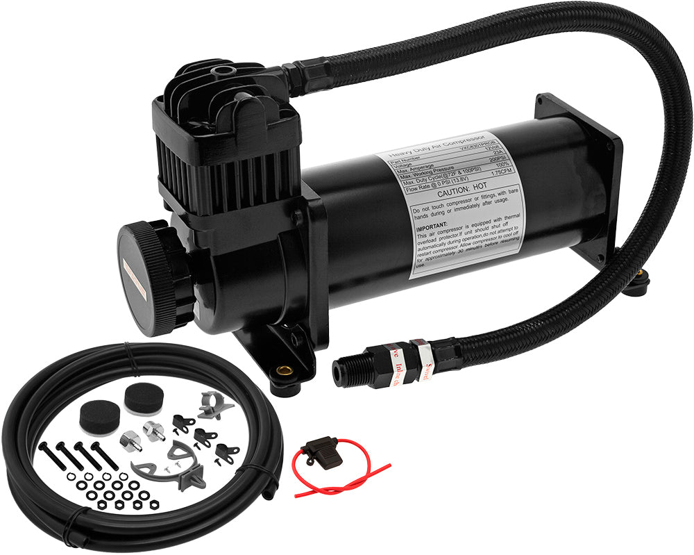 VIXEN HORNS VXC8301PROB 200 PSI AIR COMPRESSOR BLACK image 0