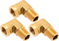 VIXEN HORNS VXA7214-3 1/4" NPT MALE TO 1/4" NPT FEMALE L-SHAPE BRASS FITTING (3 PACK) image 0
