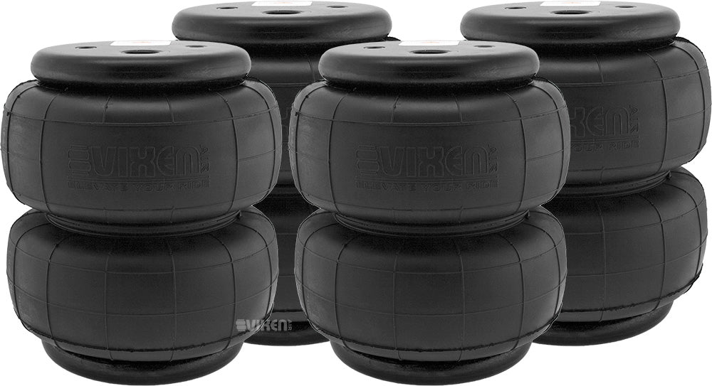 VIXEN AIR VXD2600SQP 1/2" NPT SINGLE AIR PORT SUSPENSION AIR SPRING/AIR BAG WITH INTERNAL BUMP STOP (QUAD PACK) image 0
