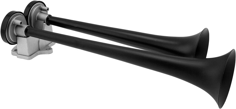 VIXEN HORNS VXH2112B DUAL TRUMPET TRAIN AIR HORN KIT BLACK image 1