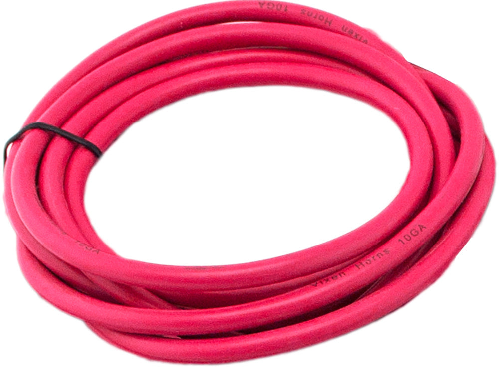 VIXEN HORNS VXA1001R 10AWG ELECTRICAL WIRE RED (3 FT) image 0