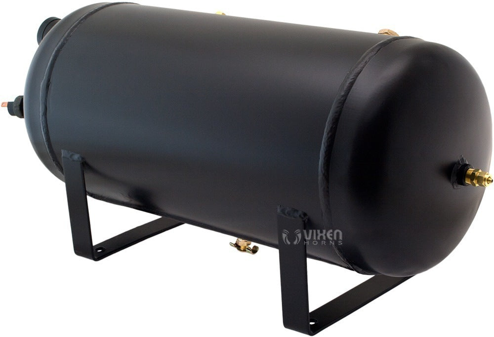 VIXEN HORNS VXO8350/3418 TRIPLE TRUMPET TRAIN AIR HORN CHROME PLATED WITH 5 GALLON TANK AND 200 PSI COMPRESSOR image 7