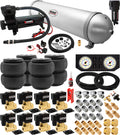 VIXEN AIR VXX3805FW/4850BF AIR SUSPENSION KIT FOR TRUCK/CAR BAG/AIR RIDE/SPRING. ON BOARD SYSTEM, 200PSI COMPRESSOR, 5 GALLON ALUMINUM TANK image 0