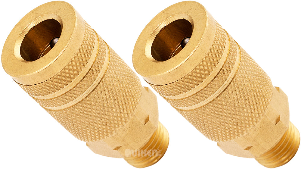 VIXEN AIR VXP14QCM-2 1/4" NPT MALE QUICK CONNECT COUPLER (2 PACK) image 0
