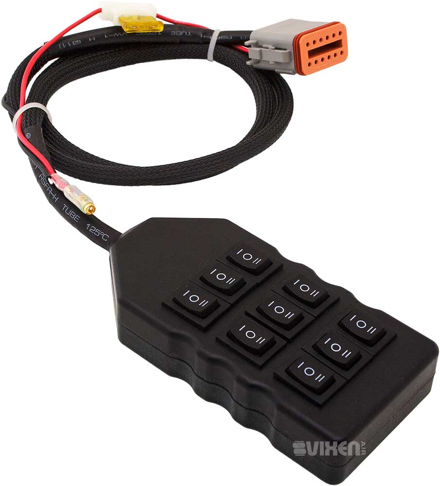 VIXEN AIR VXF9C3B 9-SWITCH AIR SUSPENSION CONTROLLER image 1