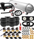 VIXEN AIR VXX3804FW/4850B AIR SUSPENSION KIT FOR TRUCK/CAR BAG/AIR RIDE/SPRING. ON BOARD SYSTEM, 200PSI COMPRESSOR, 5 GALLON ALUMINUM TANK image 0