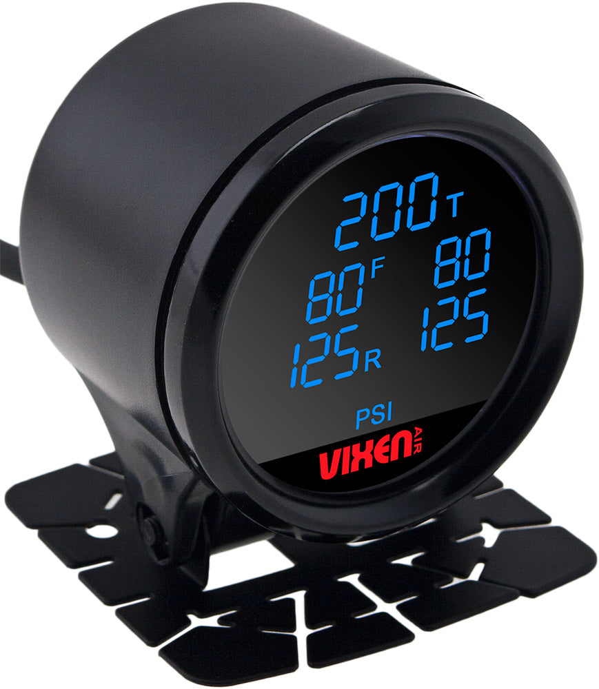 VIXEN AIR VXA9550BD 2" FIVE DISPLAY DIGITAL AIR PRESSURE GAUGE image 3