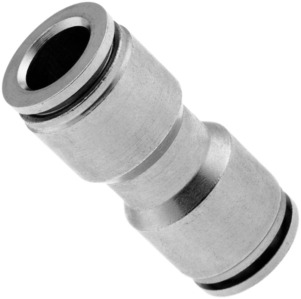 VIXEN AIR VXA8238-10 PUSH TO CONNECT (PTC) UNION STRAIGHT PNEUMATIC FITTING FOR 3/8" OD HOSES (10 PACK) image 1