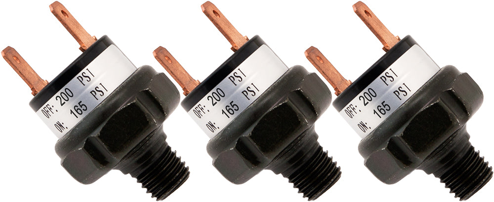 VIXEN HORNS VXA6200-3 165-200 PSI PRESSURE SWITCH (3 PACK) image 0