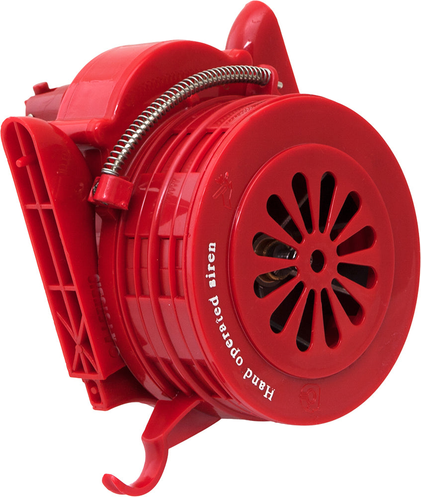 VIXEN HORNS VXS-1000P PLASTIC HAND CRANK SIREN RED image 1