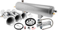 VIXEN HORNS VXO8330APRO/3118C TRIPLE TRUMPET TRAIN AIR HORN CHROME PLATED WITH 3 GALLON ALUMINUM TANK AND 200 PSI COMPRESSOR image 0