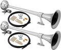 VIXEN HORNS VXH1164X2 SEMI TRUCK SINGLE AIR HORN CHROME PLATED (DUAL PACK) image 0