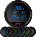 VIXEN AIR VXA9550BD 2" FIVE DISPLAY DIGITAL AIR PRESSURE GAUGE image 0