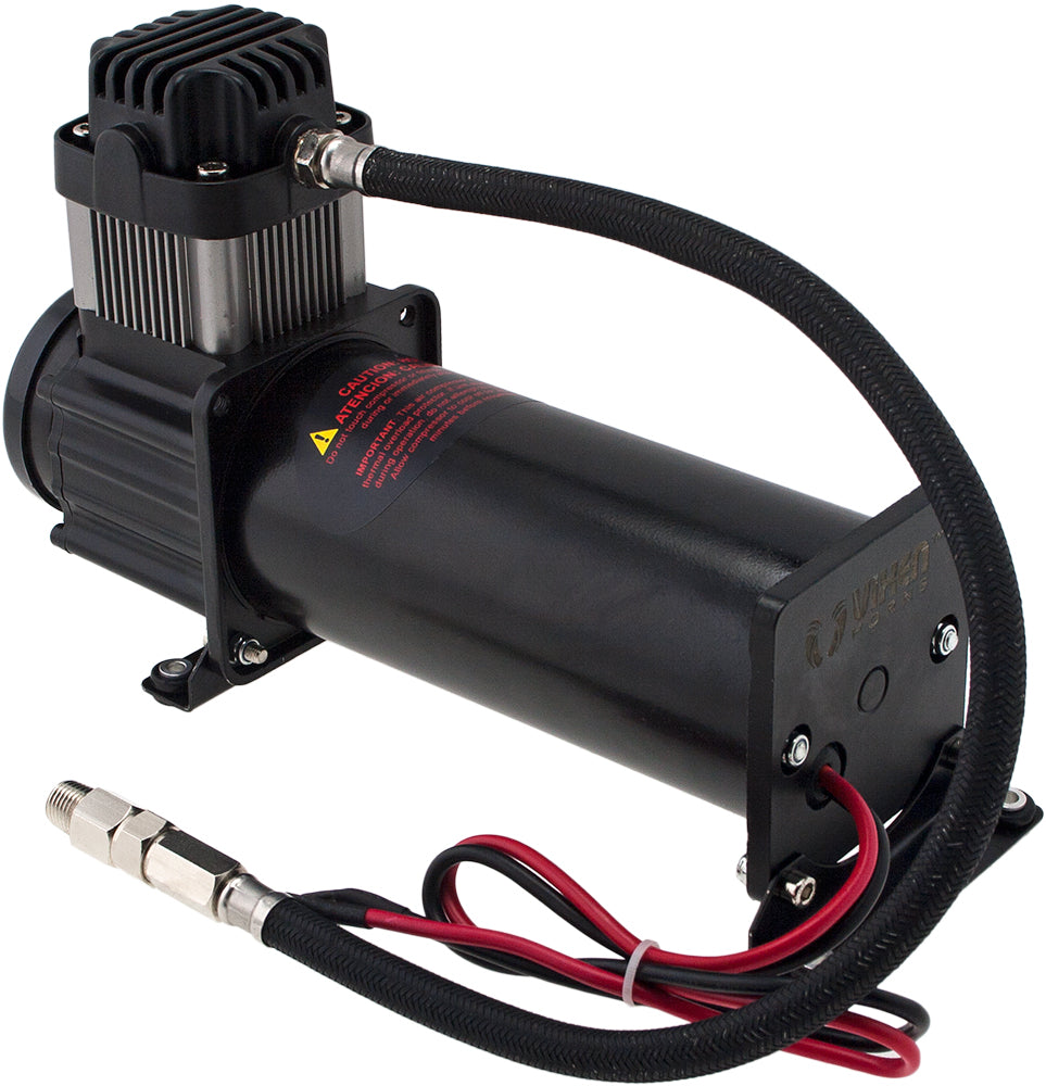 VIXEN HORNS VXO8330B/3418B TRIPLE TRUMPET TRAIN AIR HORN BLACK WITH 3 GALLON TANK AND 200 PSI COMPRESSOR image 5