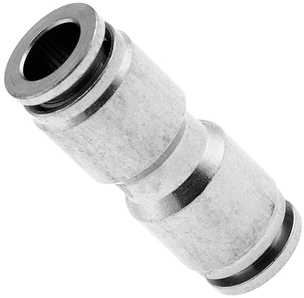 VIXEN AIR VXA8214-5 PUSH TO CONNECT (PTC) UNION STRAIGHT PNEUMATIC FITTING FOR 1/4" OD HOSES (5 PACK) image 1