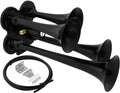 VIXEN HORNS VXH4114B FOUR TRUMPET TRAIN AIR HORN BLACK image 0