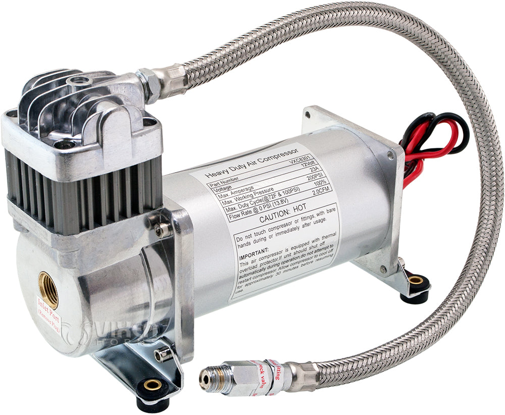 VIXEN HORNS VXO8350 5 GALLON AIR TANK WITH 200 PSI AIR COMPRESSOR ONBOARD AIR SYSTEM image 4