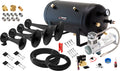 VIXEN HORNS VXO8350/4901B QUAD TRUMPET ABS TRAIN AIR HORN BLACK WITH 5 GALLON TANK AND 200 PSI COMPRESSOR image 0