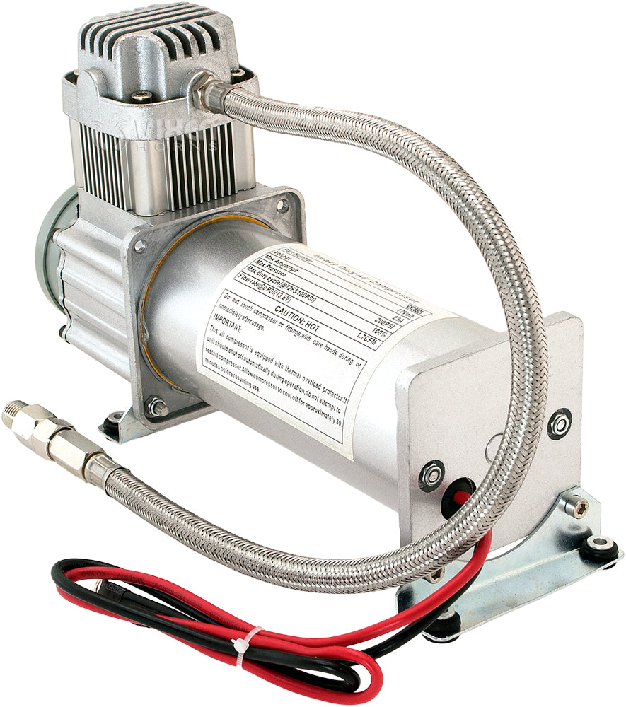 VIXEN HORNS VXO8350/1264 SINGLE TRUMPET TRAIN AIR HORN CHROME PLATED WITH 5 GALLON TANK AND 200 PSI COMPRESSOR image 5