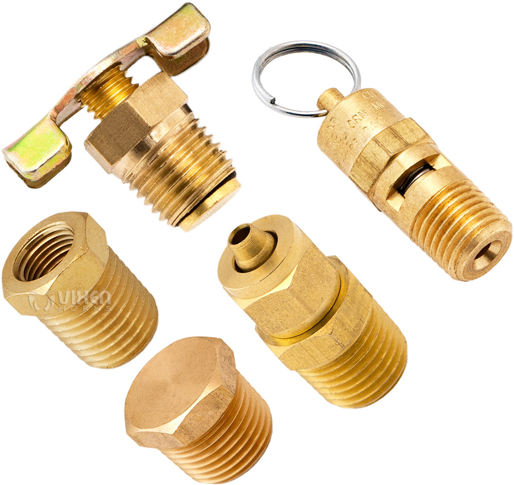 VIXEN HORNS VXK9801 ONBOARD TRAIN/AIR HORN TANK INSTALLATION KIT image 0