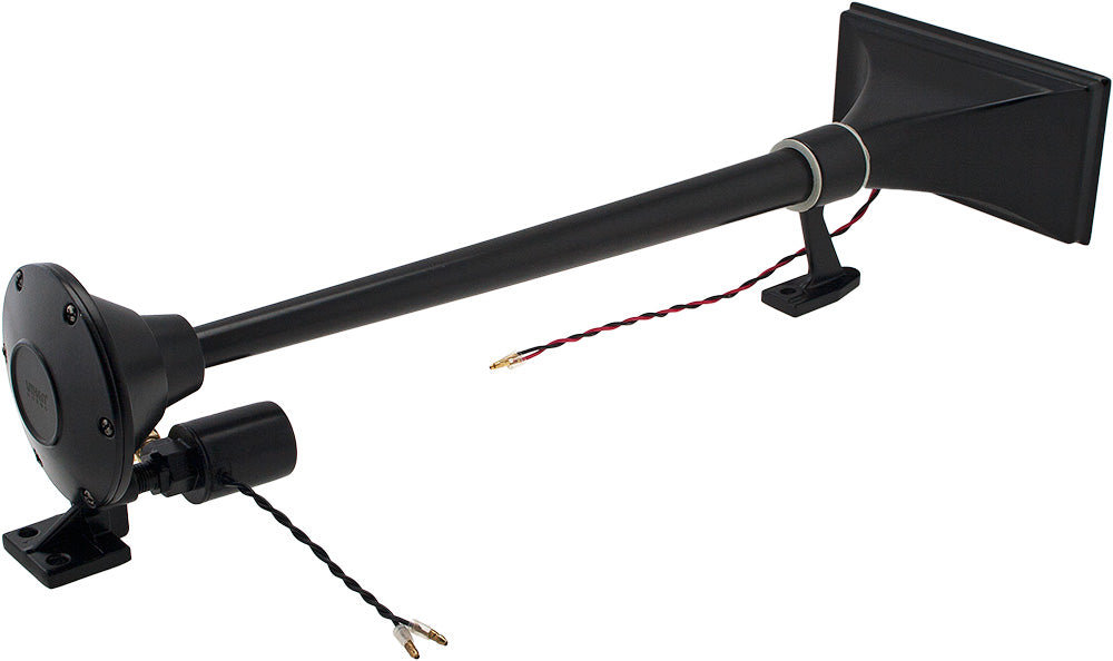 VIXEN HORNS VXO4830AB/1264YB SINGLE TRUMPET TRAIN AIR HORN BLACK WITH 3 GALLON ALUMINUM TANK AND 200 PSI COMPRESSOR image 2