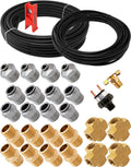 VIXEN AIR VXK1206H SET OF FITTINGS FOR EIGHT 1/2" NPT AIR VALVES USING 1/2" AND 1/4" OD AIR LINES, PRESSURE SWITCH INCLUDED image 0