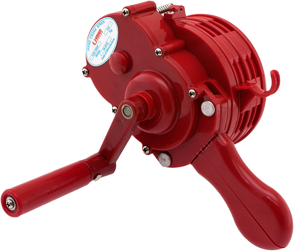 VIXEN HORNS VXS-1000P PLASTIC HAND CRANK SIREN RED image 2