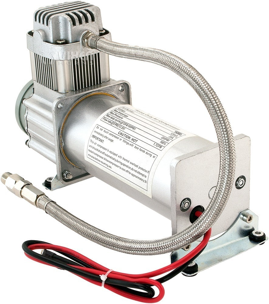 VIXEN HORNS VXO8330/3418 TRIPLE TRUMPET TRAIN AIR HORN CHROME PLATED WITH 3 GALLON TANK AND 200 PSI COMPRESSOR image 6