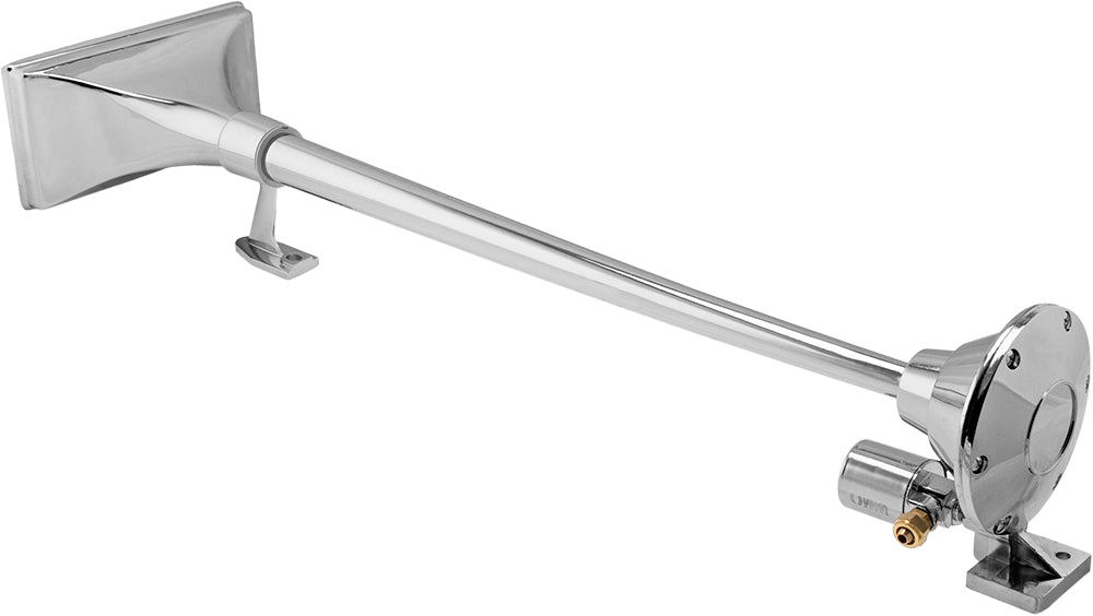 VIXEN HORNS VXO8350/1167C2 DUAL TRUMPET TRAIN AIR HORN CHROME PLATED WITH 5 GALLON TANK AND 200 PSI COMPRESSOR image 2
