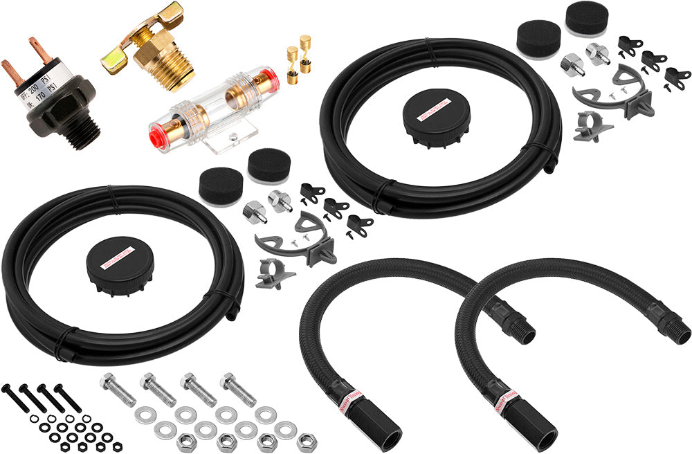 VIXEN AIR VXO8852GDB 5 GALLON STEEL AIR TANK SILVER WITH DUAL CYLINDER 300 PSI AIR COMPRESSOR ONBOARD AIR SYSTEM image 7