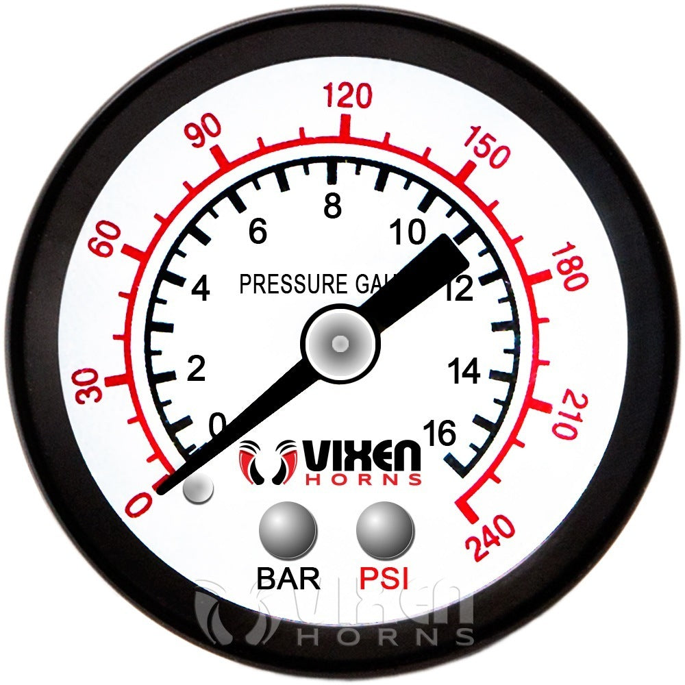 VIXEN HORNS VXO8805 0.5 GALLON AIR TANK WITH 150 PSI AIR COMPRESSOR ONBOARD AIR SYSTEM image 7