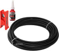 VIXEN AIR VXA38025K 3/8" OD NYLON/PLASTIC HOSE (25 FT) WITH THREAD SEALANT AND HOSE CUTTER image 0