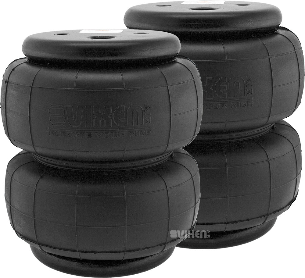 VIXEN AIR VXD2600SDP 1/2" NPT SINGLE AIR PORT SUSPENSION AIR SPRING/AIR BAG WITH INTERNAL BUMP STOP (DUAL PACK) image 0