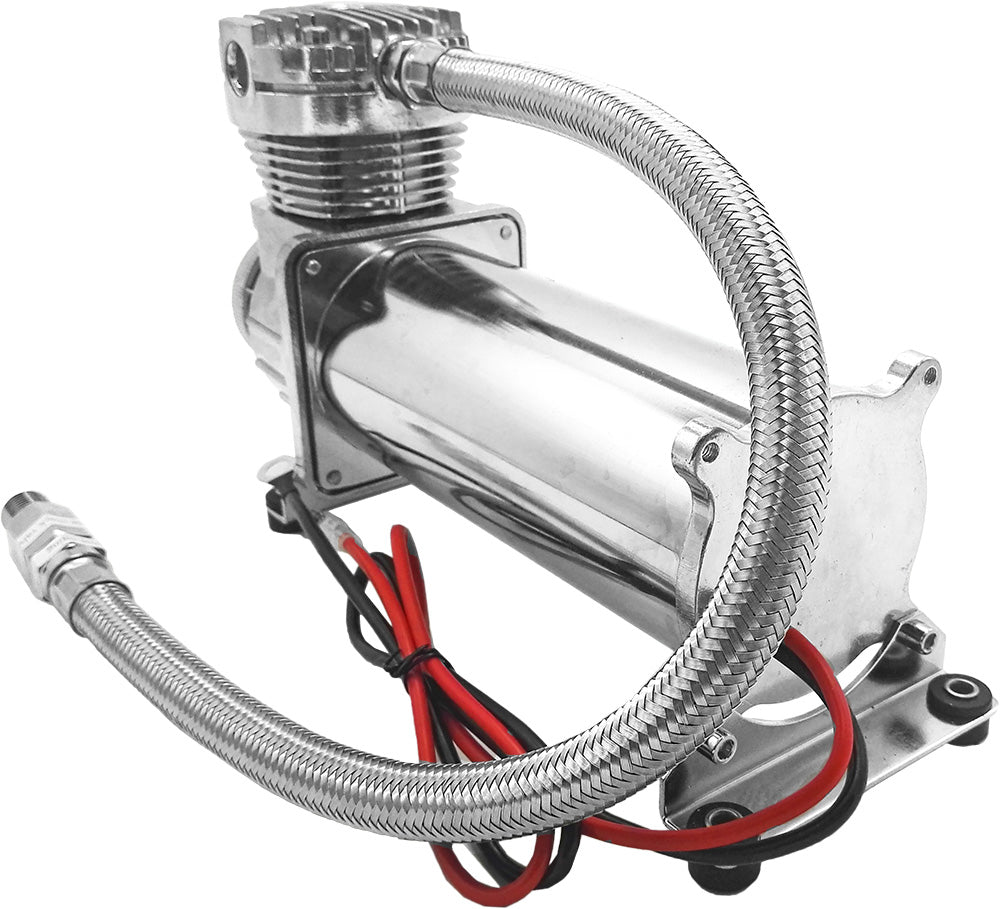 VIXEN AIR VXX3804H/4850C AIR SUSPENSION KIT FOR TRUCK/CAR BAG/AIR RIDE/SPRING. ON BOARD SYSTEM, 200PSI COMPRESSOR, 5 GALLON ALUMINUM TANK image 2