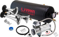 VIXEN HORNS VXO8325/3311C TRIPLE TRUMPET TRAIN AIR HORN CHROME PLATED WITH 2.5 GALLON TANK AND 200 PSI COMPRESSOR image 0