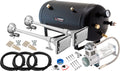 VIXEN HORNS VXO8350/12642 DUAL TRUMPET TRAIN AIR HORN CHROME PLATED WITH 5 GALLON TANK AND 200 PSI COMPRESSOR image 0