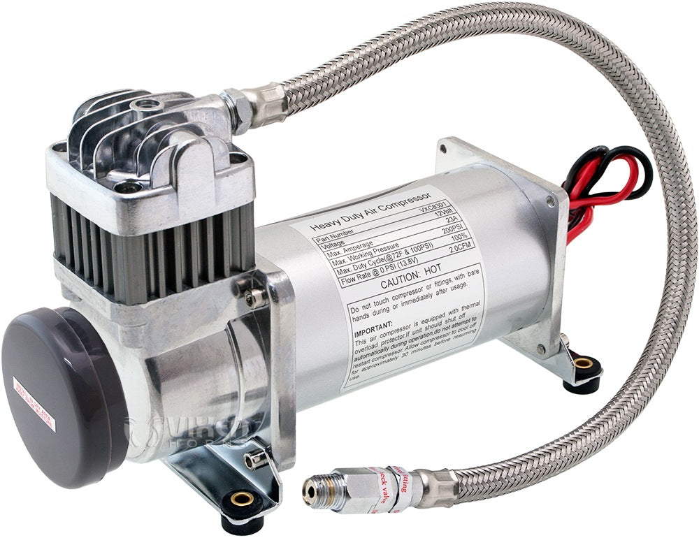 VIXEN HORNS VXO8315 1.5 GALLON AIR TANK WITH 200 PSI AIR COMPRESSOR ONBOARD AIR SYSTEM image 3