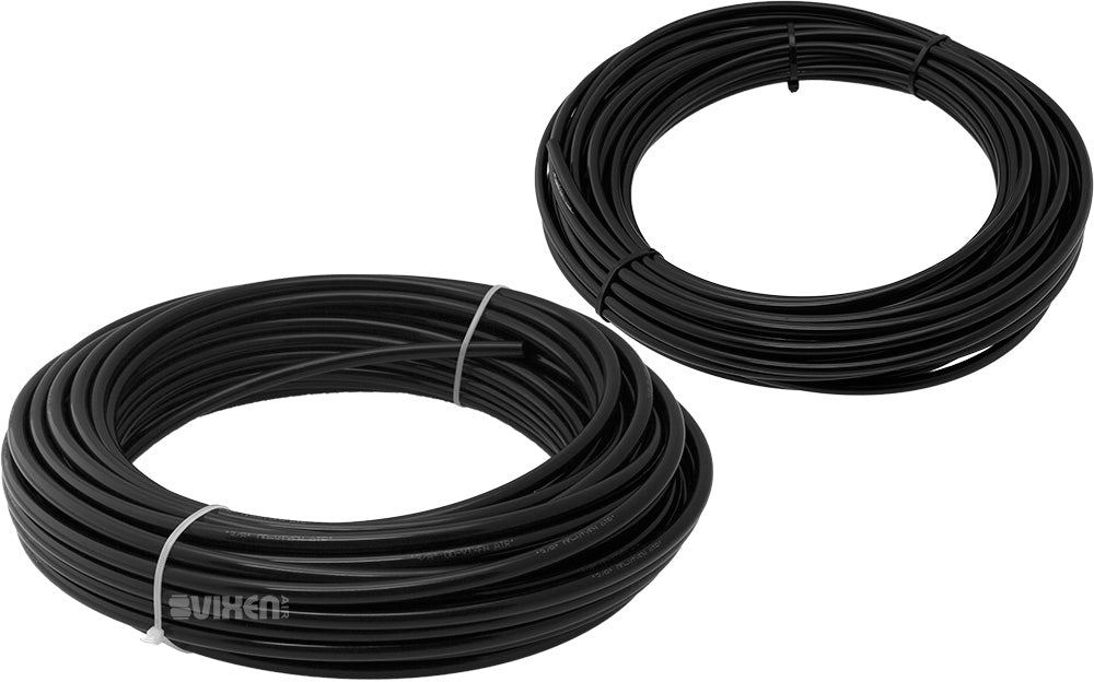 VIXEN AIR VXF4CM0125W 8 VALVE SUSPENSION MANIFOLD WITH FOUR AIR SPRINGS, TWO DUAL NEEDLE WHITE GAUGES, 3/8" OD HOSE 100 FT, 1/4" OD HOSE 50 FT AND FITTINGS image 9