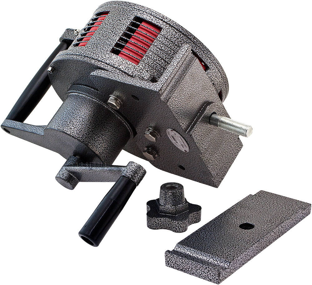 VIXEN HORNS VXS-1200MB HEAVY DUTY HAND CRANK ALARM AIR RAID SIREN GRAY image 3