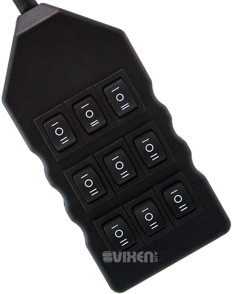 VIXEN AIR VXF9C3B 9-SWITCH AIR SUSPENSION CONTROLLER image 0