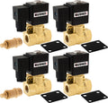 VIXEN AIR VXF4038M-4 12V 3/8″ NPT HIGH FLOW ELECTRIC AIR VALVE (4-PACK) WITH TWO 3/8" FLOW/DUMP CONTROL VALVE image 0