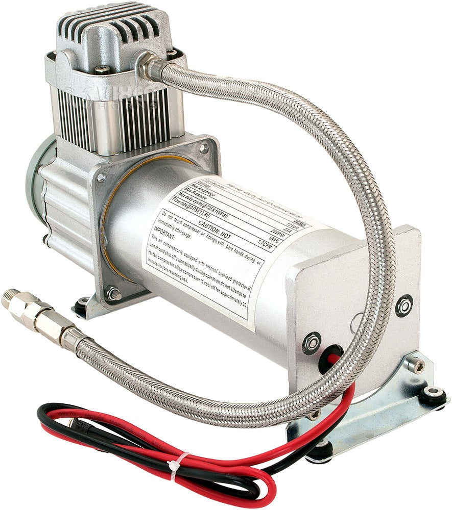 VIXEN HORNS VXO8315/3318 TRIPLE TRUMPET TRAIN AIR HORN CHROME PLATED WITH 1.5 GALLON TANK AND 200 PSI COMPRESSOR image 6