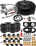 VIXEN AIR VXX1208FW/4840C AIR SUSPENSION KIT FOR TRUCK/CAR BAG/AIR RIDE/SPRING. ON BOARD SYSTEM, 200PSI COMPRESSOR, 4 GALLON TANK image 0