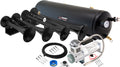 VIXEN HORNS VXO8330/4124XB QUAD TRUMPET TRAIN AIR HORN BLACK WITH 3 GALLON TANK AND 200 PSI COMPRESSOR image 0