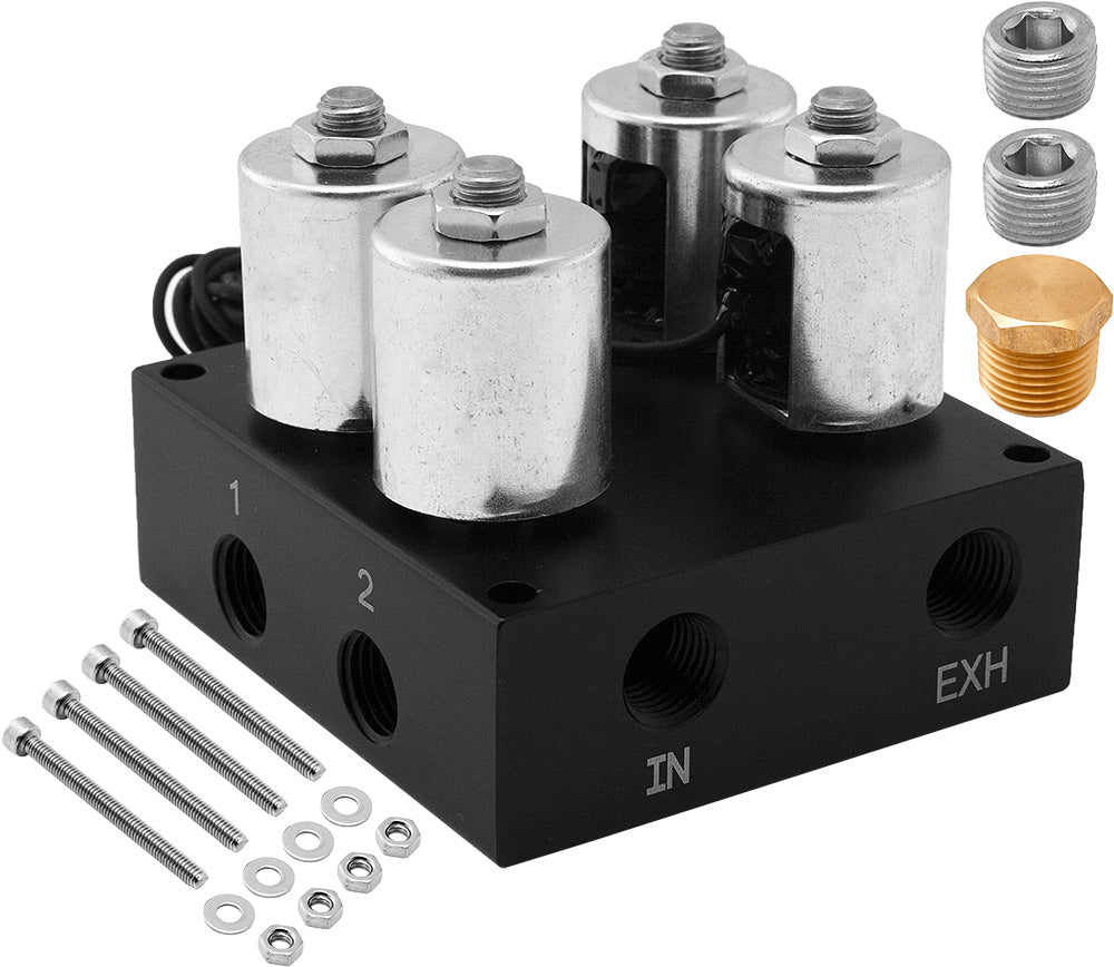 VIXEN AIR VXF2UM14C 12V 1/4" NPT SUSPENSION MANIFOLD image 0