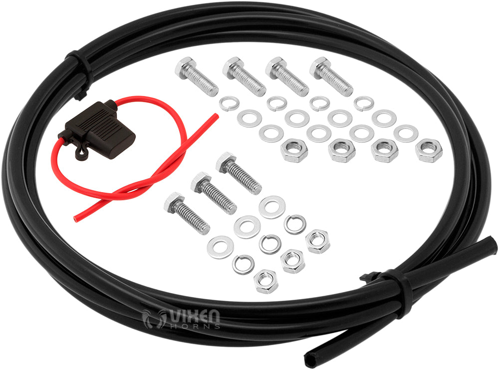 VIXEN HORNS VXPRO8824B QUAD TRUMPET TRAIN AIR HORN BLACK WITH 2.5 GALLON TANK AND 200 PSI COMPRESSOR image 9