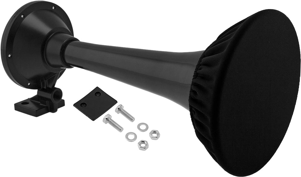 VIXEN HORNS VXH1903XB/P SINGLE TRUMPET AIR HORN WITH COVER SMALL BLACK