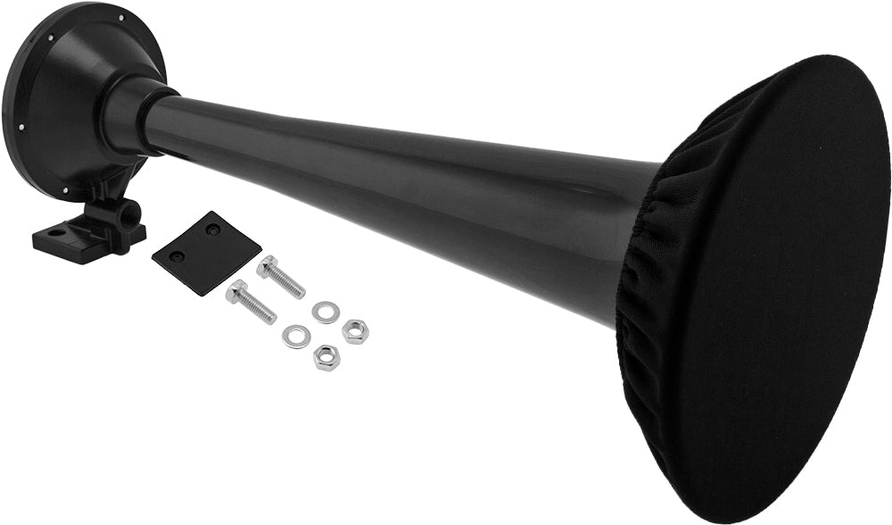 VIXEN HORNS VXH1909XB/P SINGLE TRUMPET AIR HORN WITH COVER XLARGE BLACK