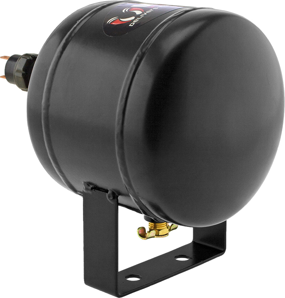 VIXEN HORNS VXO8805/3114B TRIPLE TRUMPET TRAIN AIR HORN BLACK WITH 0.5 GALLON TANK AND 150 PSI COMPRESSOR